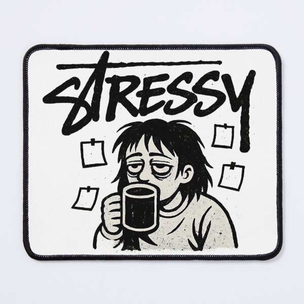 Item preview, Stressy Streetwear: Relatable Burnout & Coffee Vibes designed and sold by vanko-vnc.