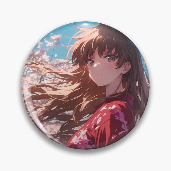 Item preview, Shiho Nishizumi Kay Girls und Panzer Anime Sakura Red Umbrella Beauty designed and sold by Williamhallano.