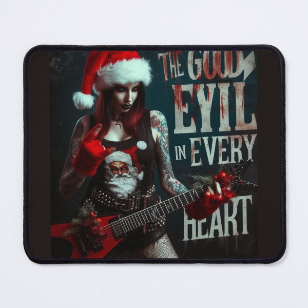 Item preview, Rock Lady Santa Guitar Gesture designed and sold by Voodoo Store Paranormal Collections.