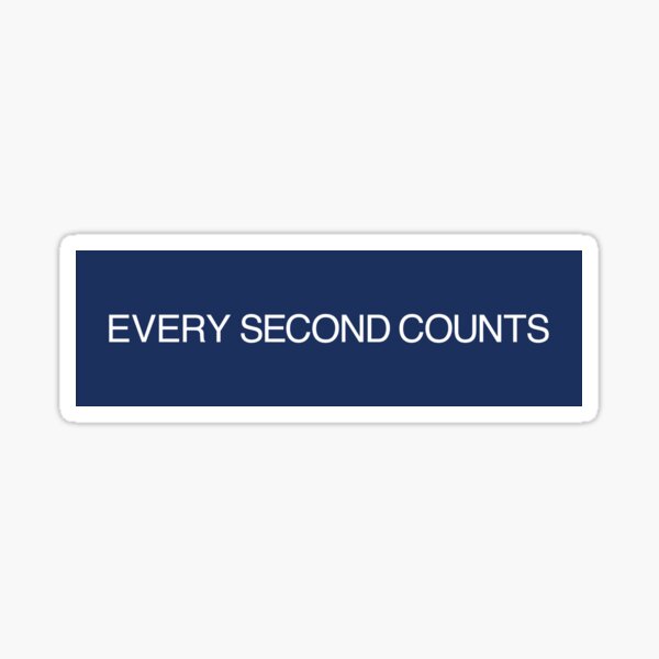Item preview, Every second counts Bear TV Show mantra designed and sold by Captain Banjo.
