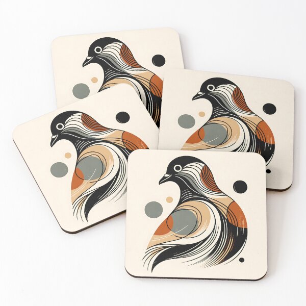 Item preview, Abstract Pigeon Portrait designed and sold by TheAnimalZ00.