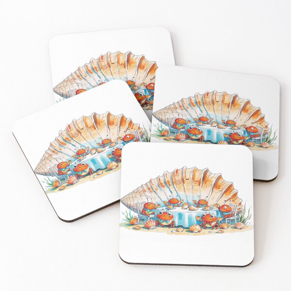 Item preview, Cute Crab Tea Party Feast designed and sold by FishFriends.