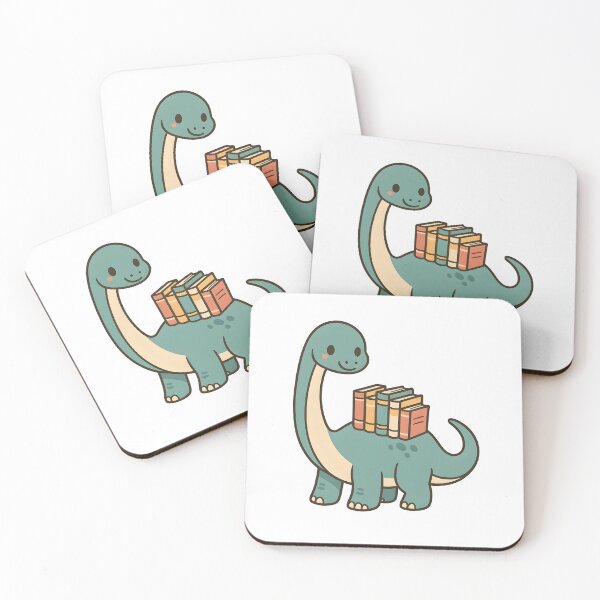 Item preview, dinosaur with Book Brontosaurus Bookshelf designed and sold by Uglyandcute.
