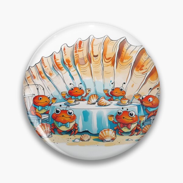 Item preview, Cute Crab Tea Party Feast designed and sold by FishFriends.