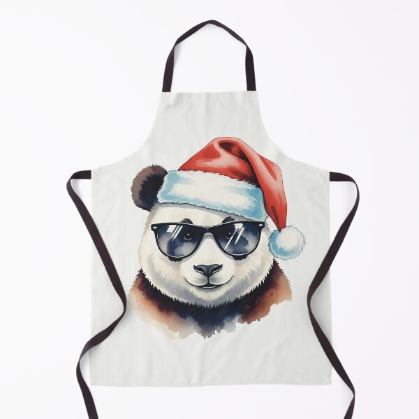 Item preview, Cool Christmas Panda – Santa Hat & Sunglasses designed and sold by Iras-Art-Corner.