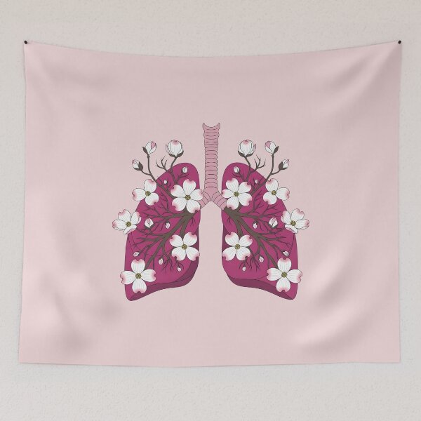 Item preview, Floral lungs sakura flowers designed and sold by rafalZielinski.