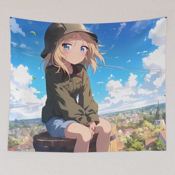 Item preview, Katyusha Girls und Panzer Anime Countryside Serenity Vision designed and sold by Williamhallano.
