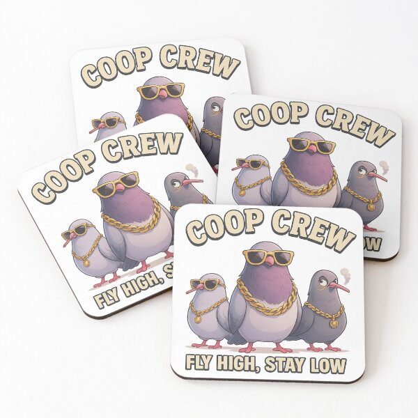 Item preview, COOP CREW – FLY HIGH, STAY LOW designed and sold by Chroma Myst.