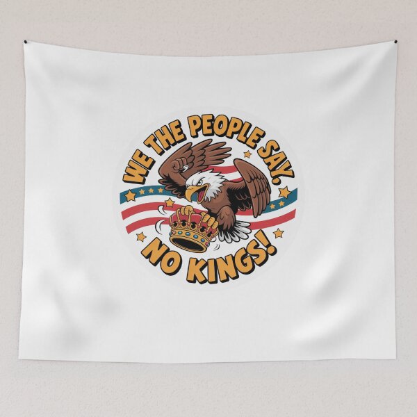 Item preview, We the People Say, NO KINGS! designed and sold by Mateusz Majcherek.
