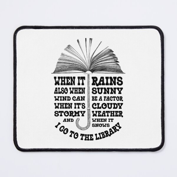 Item preview, Bookish Umbrella Book Lover Library Weather Librarian Books designed and sold by GrandeDuc.