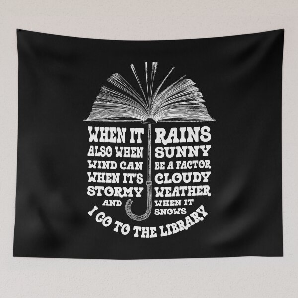 Item preview, Bookish Umbrella Book Lover Library Weather Librarian Books designed and sold by GrandeDuc.