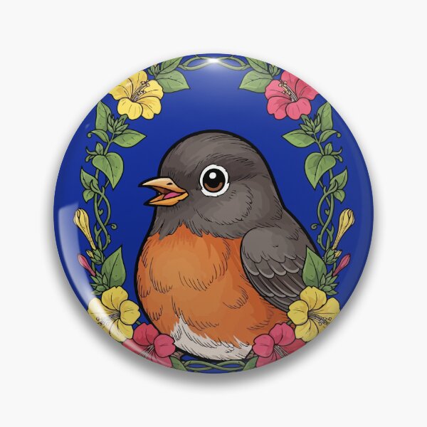 Item preview, Adorable Connecticut Bird With Mirabilis designed and sold by taiche.