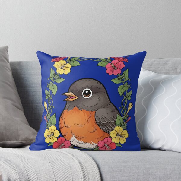 Item preview, Adorable Connecticut Bird With Mirabilis designed and sold by taiche.