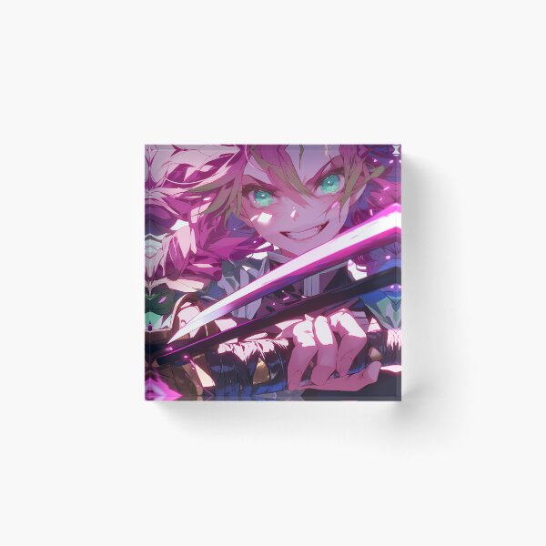 Item preview,  Mitsuri Kanroji Demon Slayer Pink Sword Slash Rage Anime Girl Waifu designed and sold by HumbertoValveno.