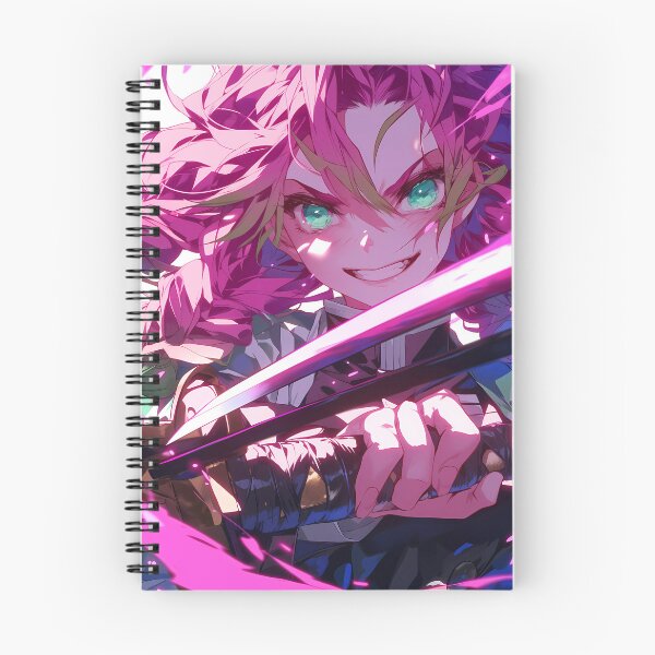 Item preview,  Mitsuri Kanroji Demon Slayer Pink Sword Slash Rage Anime Girl Waifu designed and sold by HumbertoValveno.