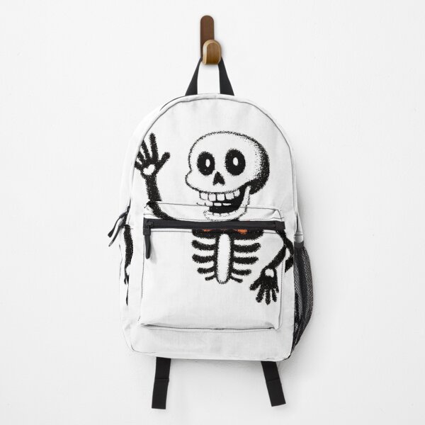 Item preview, Funny Cartoon Skeleton – Halloween Bones Art designed and sold by Flowing Colurs.