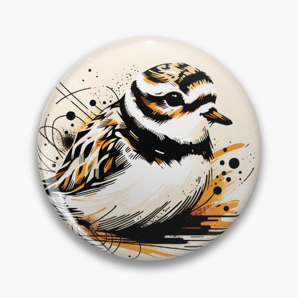 Item preview, Abstract Piping Plover Portrait designed and sold by TheAnimalZ00.
