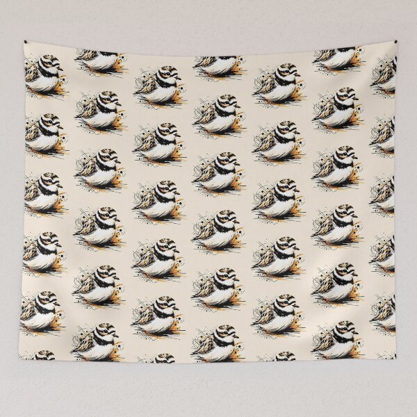 Item preview, Abstract Piping Plover Portrait designed and sold by TheAnimalZ00.