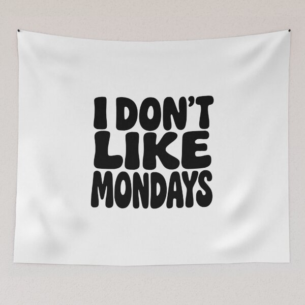 Item preview, I Don’t Like Mondays, Bold Bubble Font Streetwear Design designed and sold by All DayTees.
