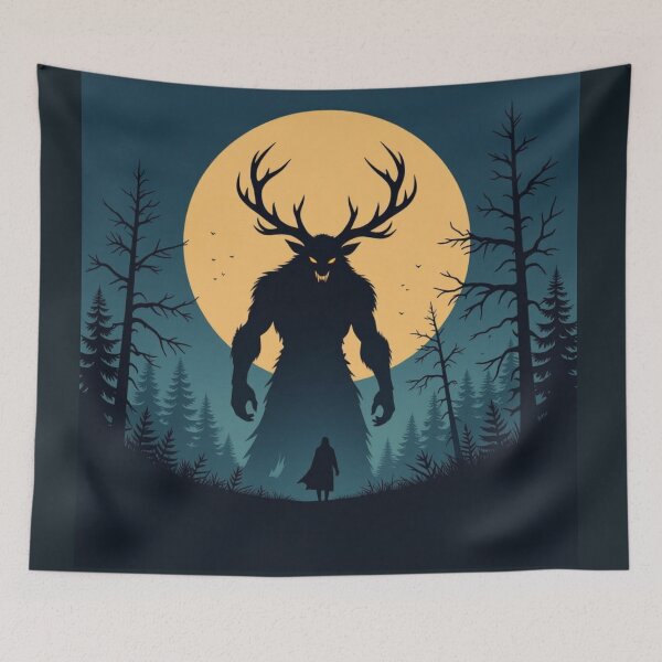 Item preview, Creepy Wendigo Art designed and sold by Planetporridge.