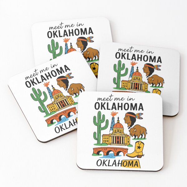 Item preview, Meet Me In Oklahoma with Icons designed and sold by Pink Pineapple Works.