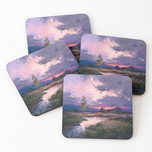 Item preview, Evening storm, landscape painting designed and sold by Mikko Tyllinen.