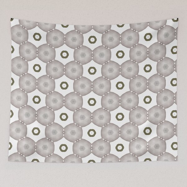 Item preview, Soft Earth-Tone Geometric Circles Pattern designed and sold by Merbuda.