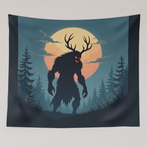 Item preview, Silhouette Wendigo Art designed and sold by Planetporridge.
