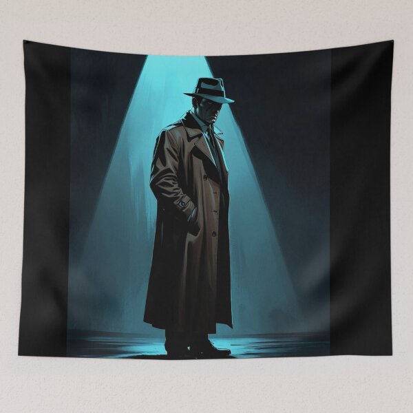 Item preview, Mysterious Male Detective designed and sold by PattaZone.