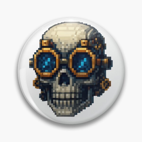 Item preview, Skull 8bit designed and sold by HiresFilm.