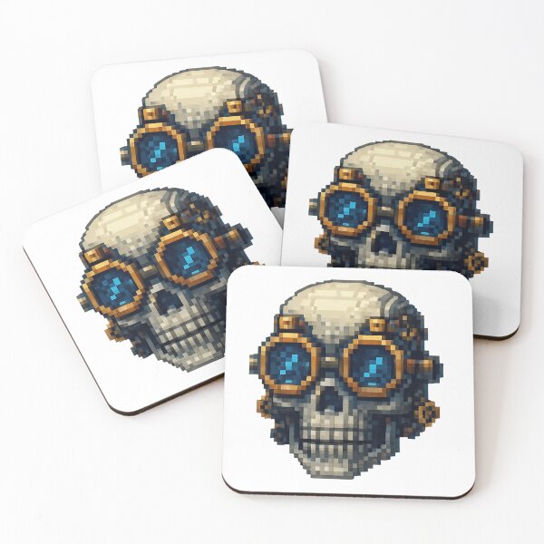 Item preview, Skull 8bit designed and sold by HiresFilm.