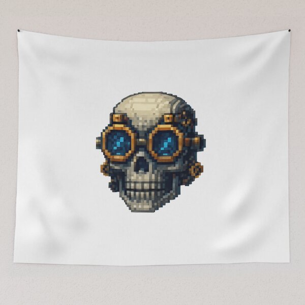 Item preview, Skull 8bit designed and sold by HiresFilm.