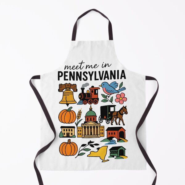 Item preview, Meet Me In Pennsylvania with Icons designed and sold by Pink Pineapple Works.