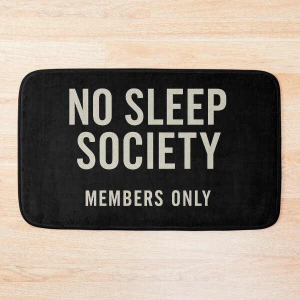 Item preview, No Sleep Society | Minimalist Club Design designed and sold by PulseGraph.