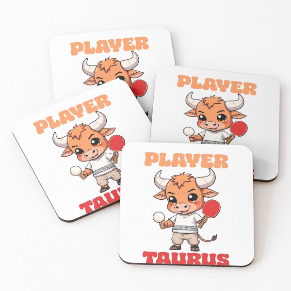 Item preview, Table tennis player Taurus zodiac sign Taurus designed and sold by FoxyS.