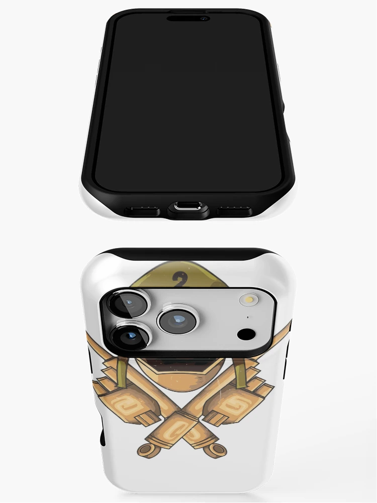 Thumbnail 3 of 4, iPhone Case, GI ROBOT JOLLY ROGER designed and sold by EBBSW.