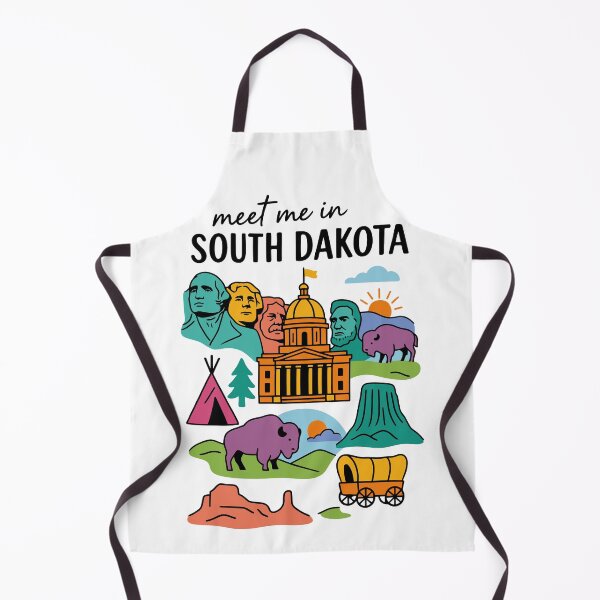 Item preview, Meet Me In South Dakota with Icons designed and sold by Pink Pineapple Works.