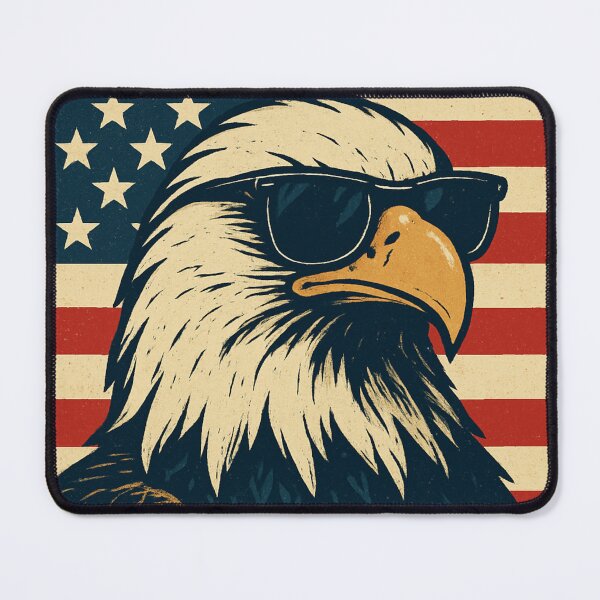 Item preview, Patriotic Eagle with Shades designed and sold by Graphiqe.