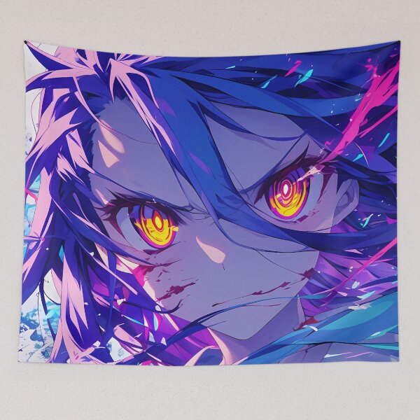 Item preview, Stephanie Dola No Game Life Glowing Rage Intense Eyes Magical Anime Burst designed and sold by 108Recordings.