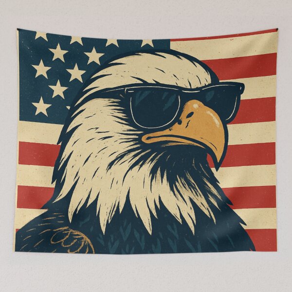 Item preview, Patriotic Eagle with Shades designed and sold by Graphiqe.