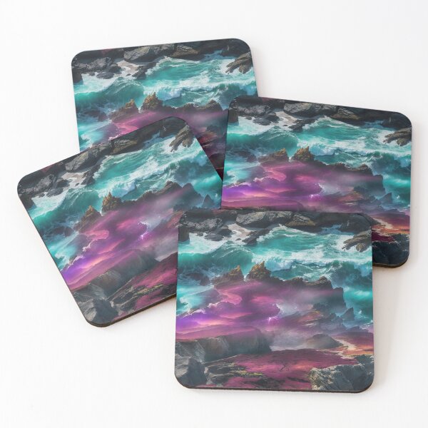 Item preview, Prismatic Tide Dreamscape - AI Art designed and sold by FormIsle.
