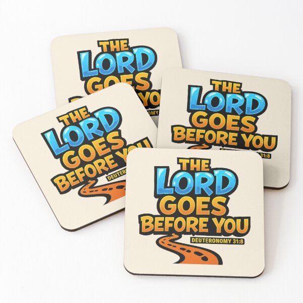 Item preview, The Lord Goes Before You Scripture designed and sold by SimplySelim.