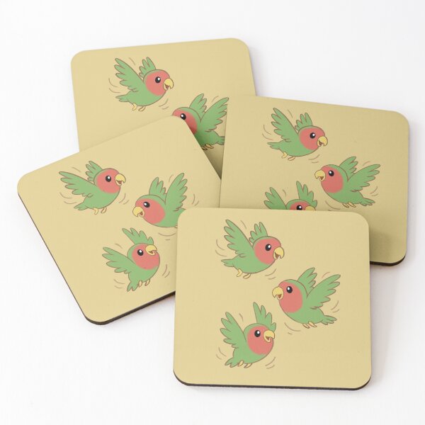 Item preview, Flying Lovebirds – Chirpy Companions in the Sky designed and sold by BabyStarDesigns.