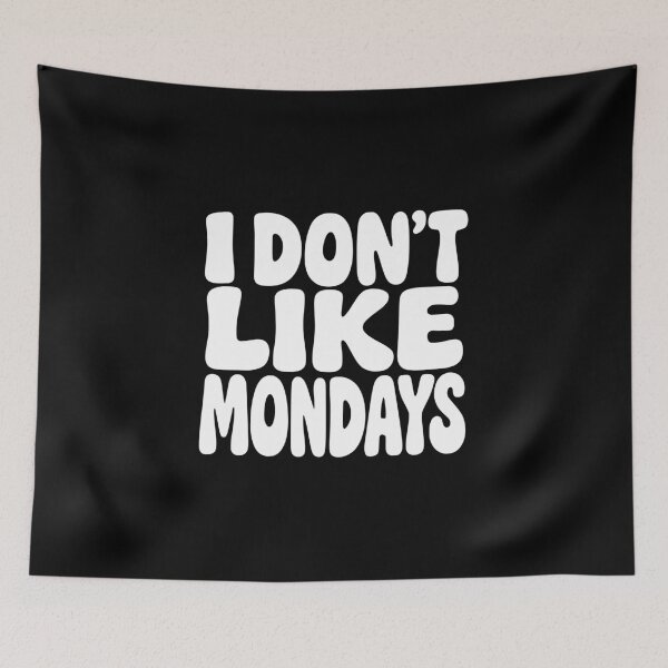 Item preview, Copy of I Don’t Like Mondays, Bold Bubble Font Streetwear Design designed and sold by All DayTees.