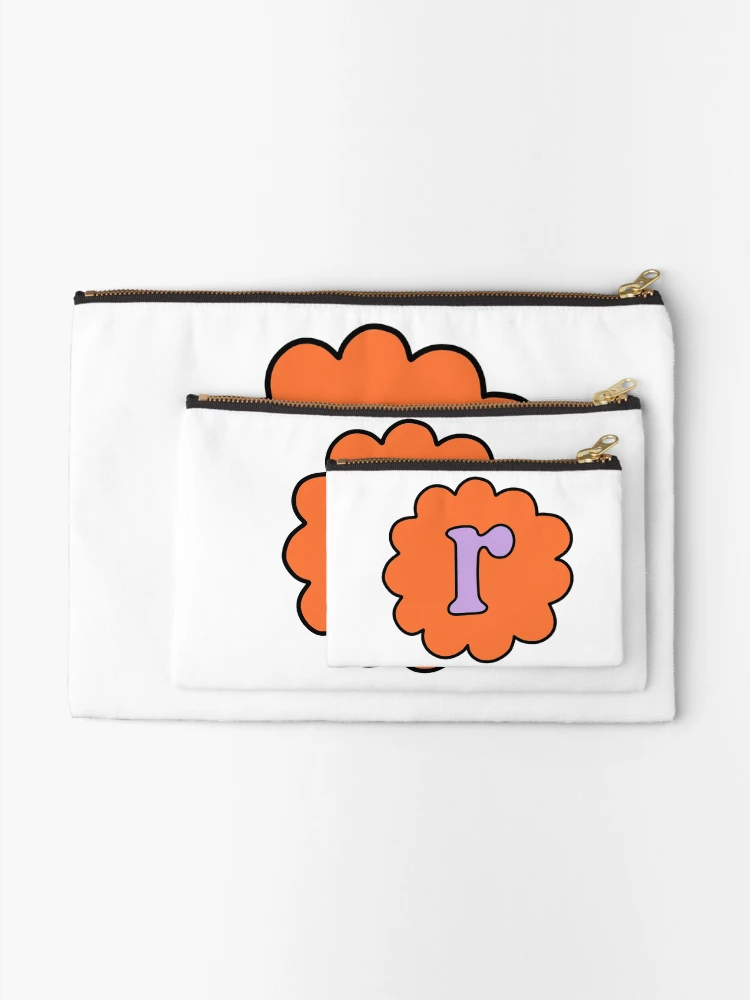 Thumbnail 2 of 4, Zipper Pouch, Initial • R designed and sold by Hillow Illustration.