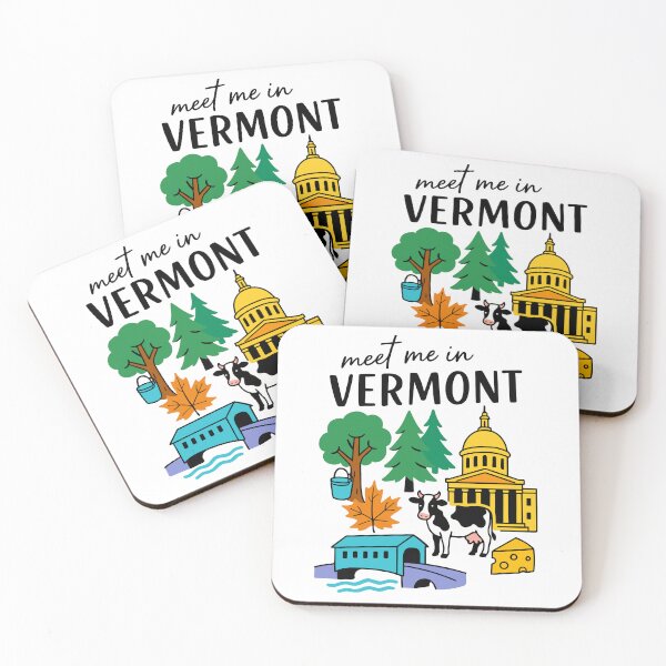 Item preview, Meet Me In Vermont with Icons designed and sold by Pink Pineapple Works.