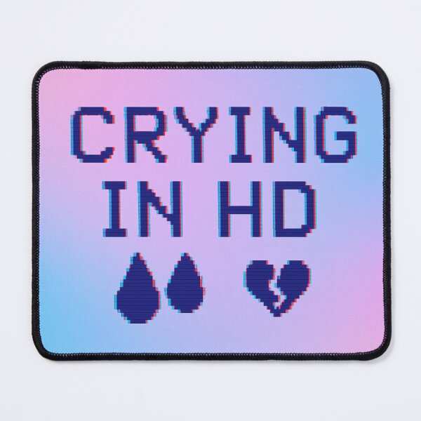 Item preview, Llorando en HD | Diseño estético con efecto pastel Glitch designed and sold by PulseGraph.