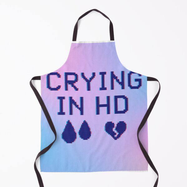 Item preview, Crying in HD | Pastel Glitch Aesthetic Design designed and sold by PulseGraph.