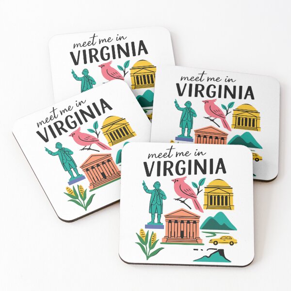 Item preview, Meet Me In Virginia with Icons designed and sold by Pink Pineapple Works.