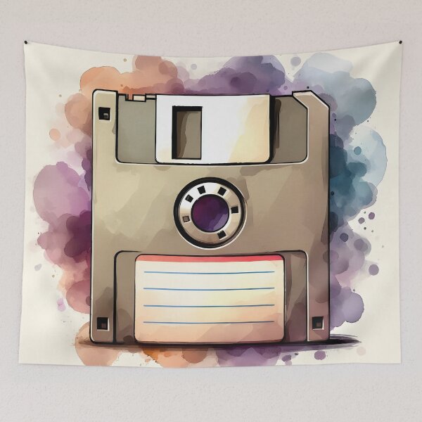 Item preview, Retro Tech Floppy Disk designed and sold by GraphicsClub.